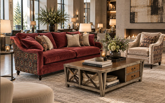 Bank Bardot grand rood