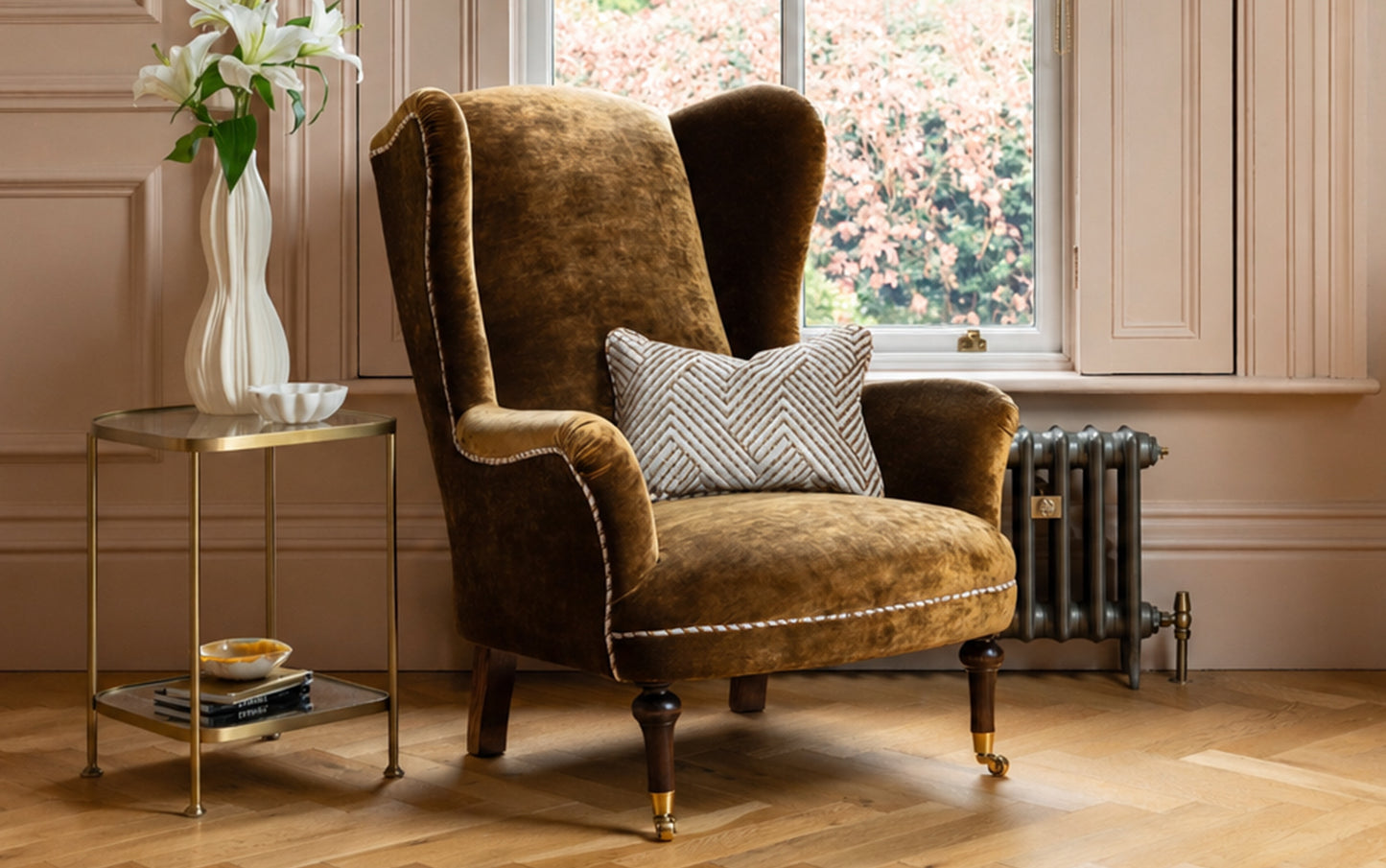 Fauteuil Crawford yellow