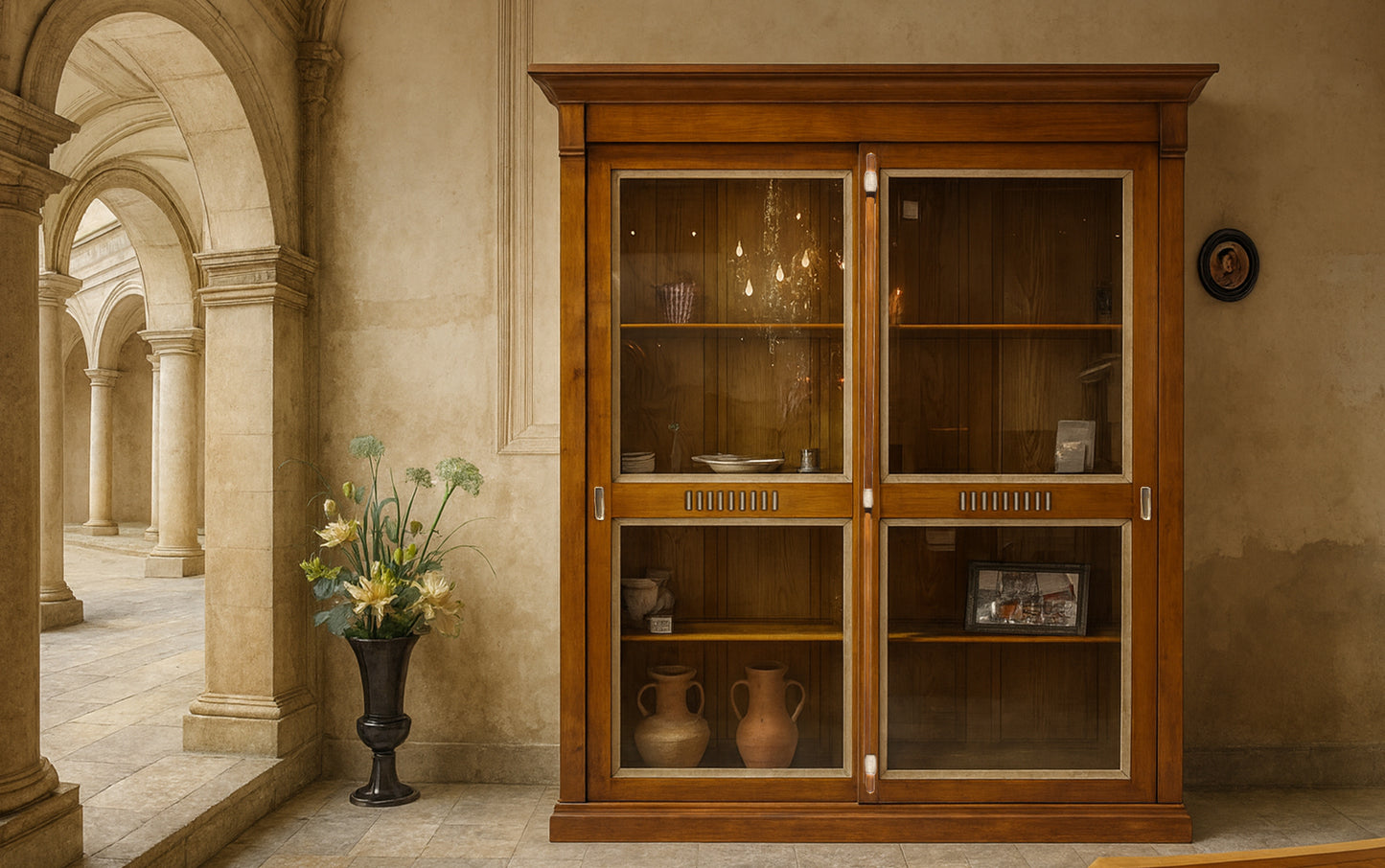 Louisiana display cabinet