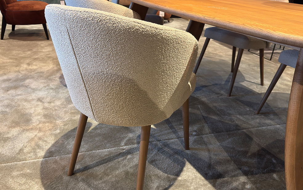 Eettafel Bali + 6 Popsy stoelen