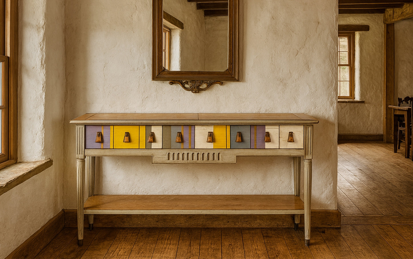 Wandtisch Jacob purper