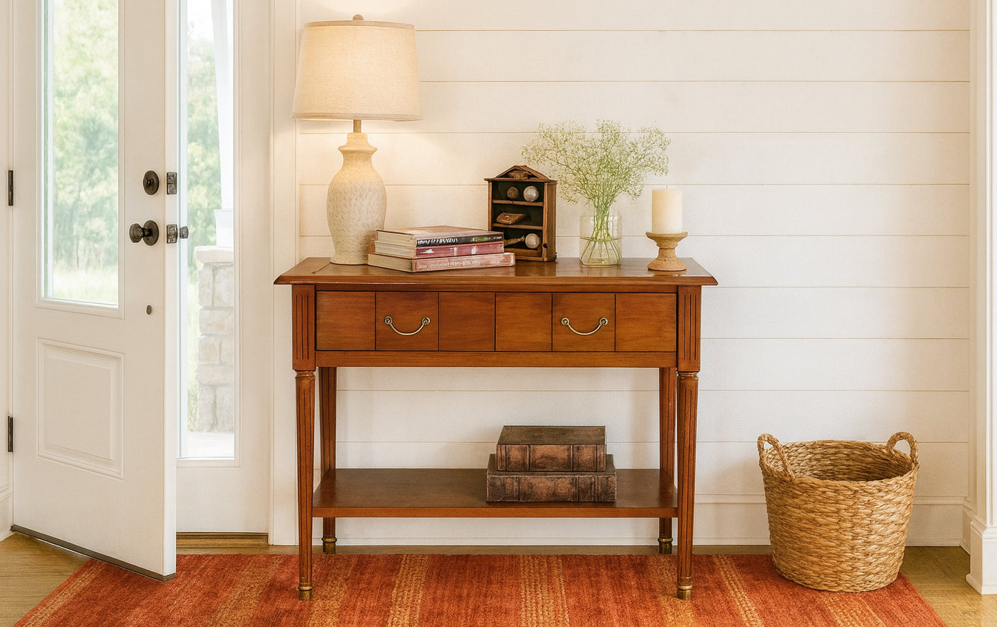 Jacob cherry wall table