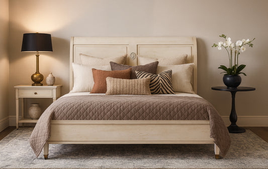 Bed Directoire creme