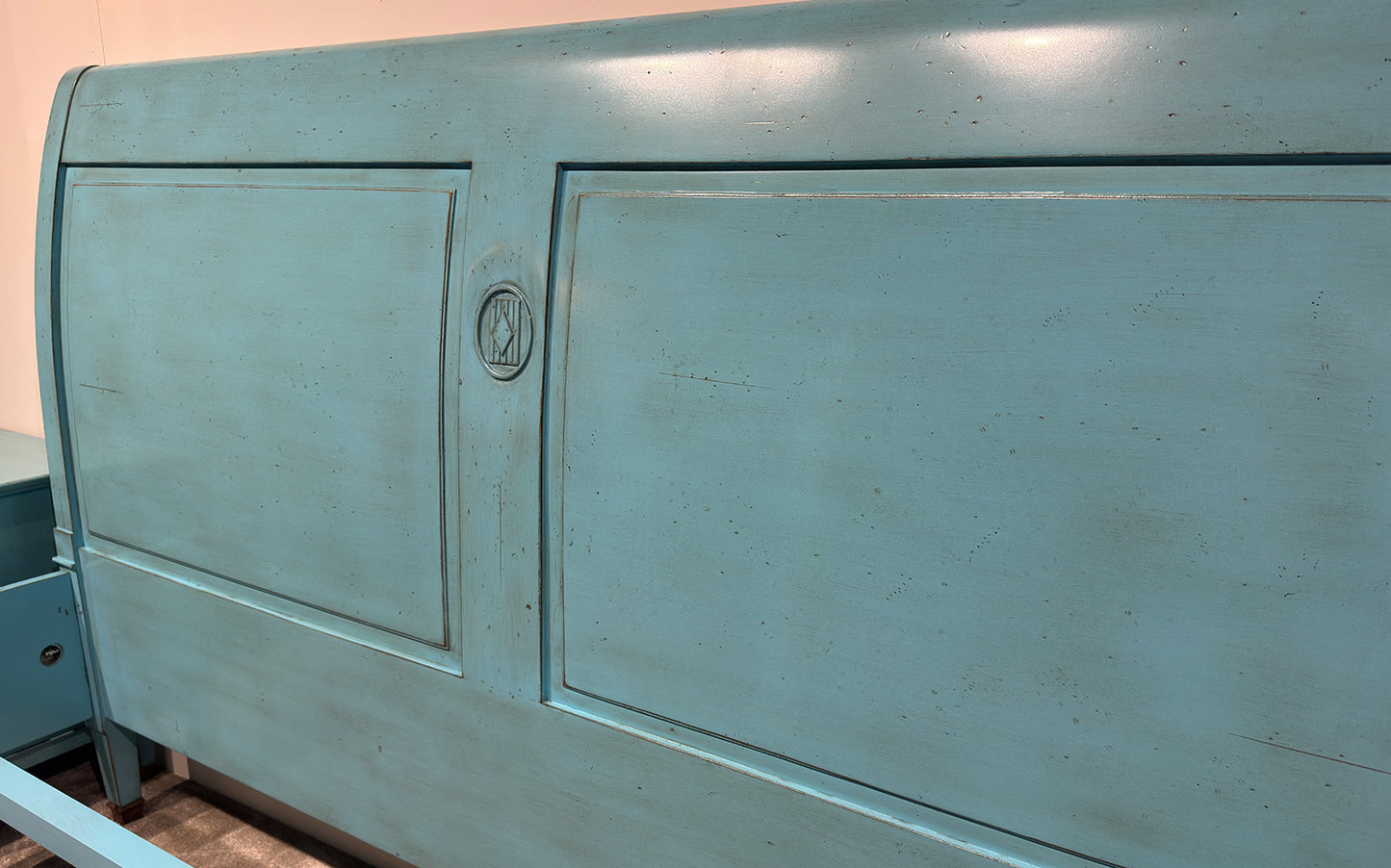 Bed Directoire Turquoise